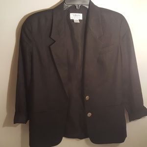 Talbots black blazer